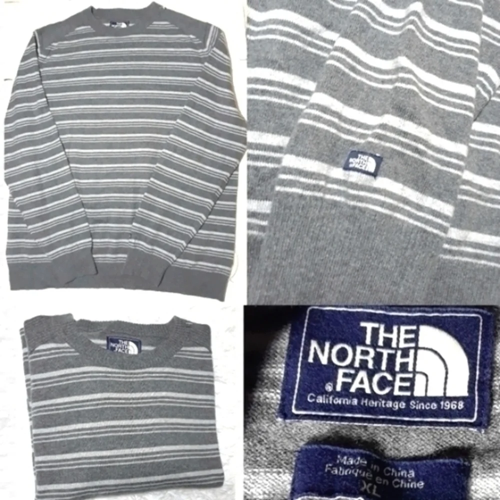 The North Face Stripe Crew Neck Sweater